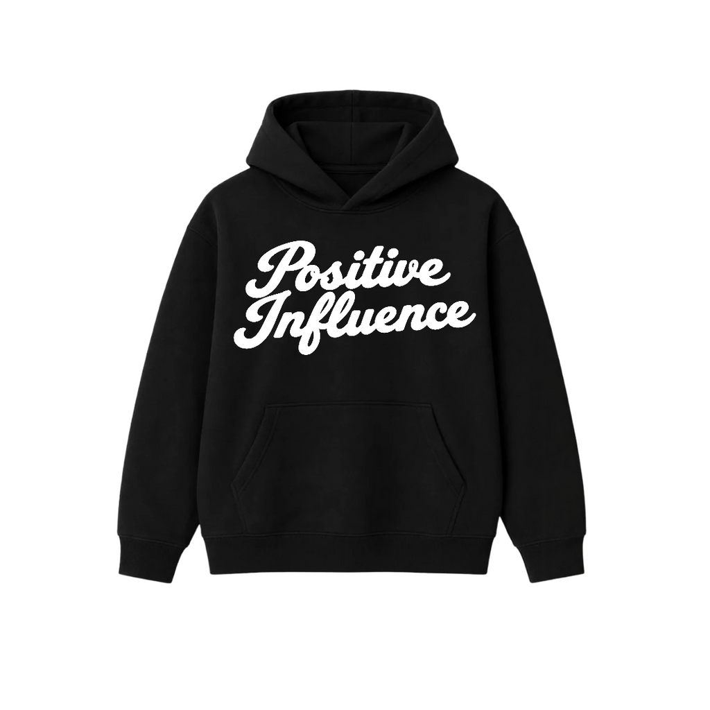 Cursive Essential Hoodie (Black)
