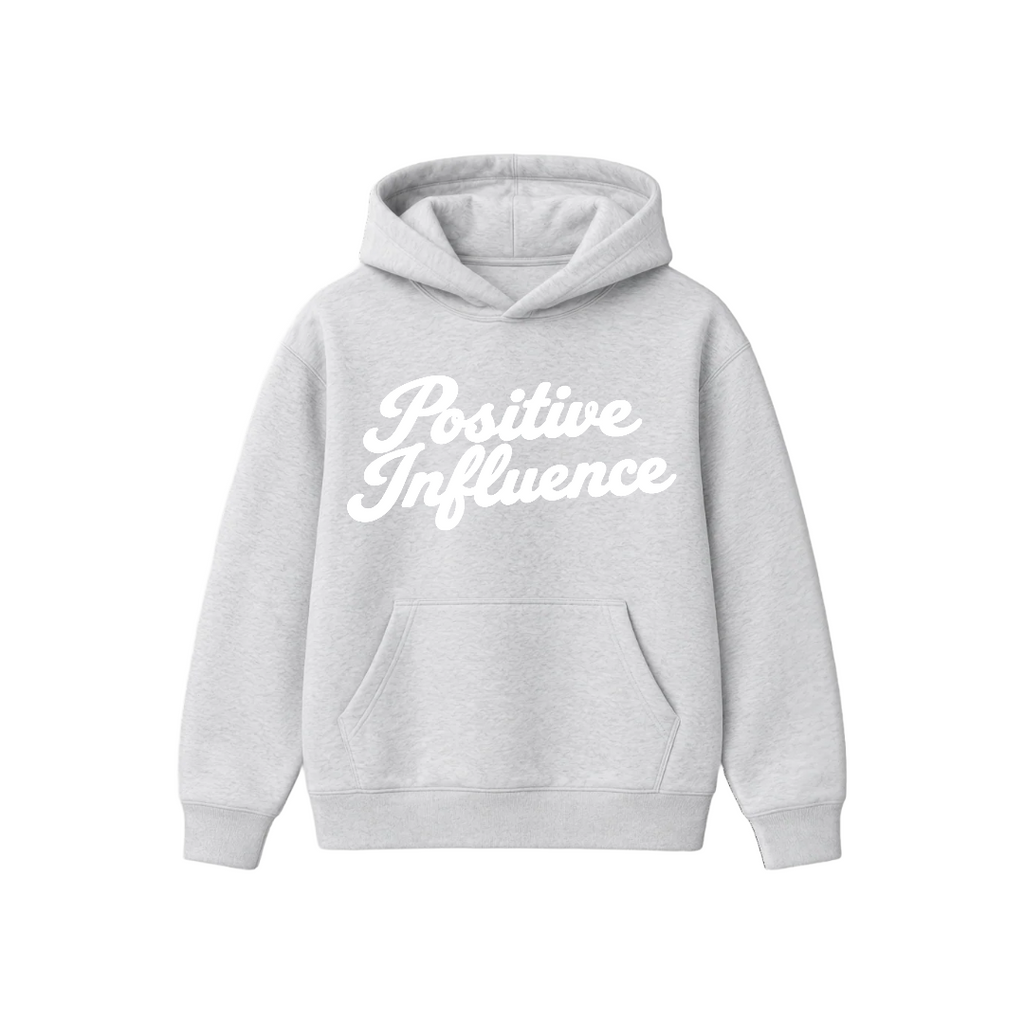Cursive Essential Hoodie (Gray)
